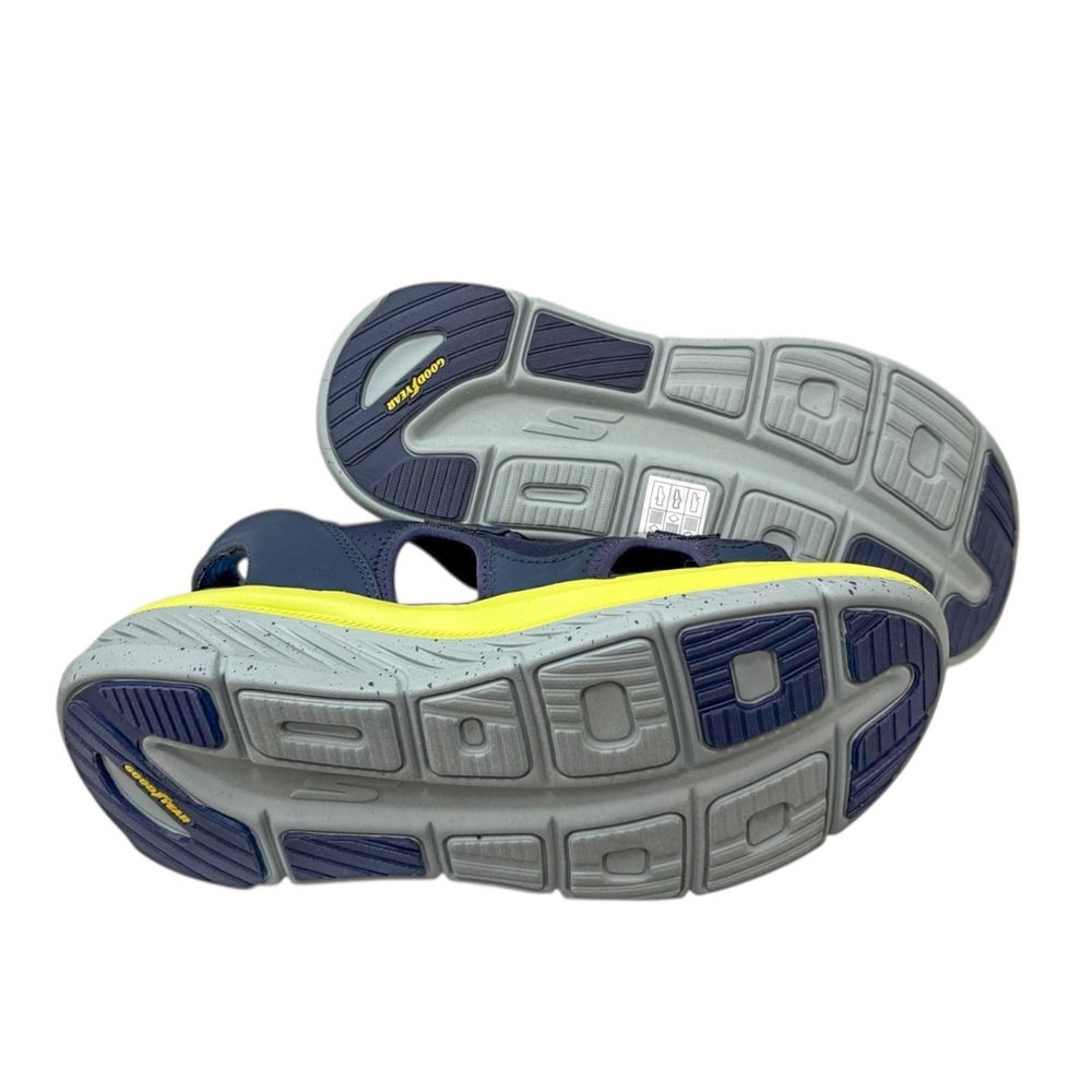 Skechers Navy and Lime Green Sport Sandal - Picture 7 of 10